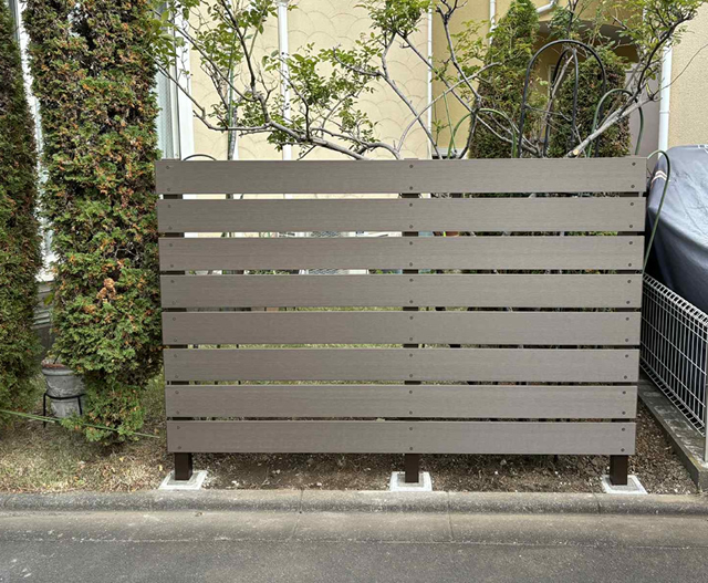 相模原市T邸　フェンス設置