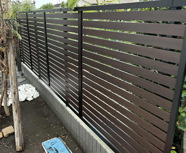 相模原市T邸　フェンス設置